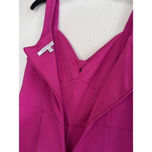 Julia Jordan Pink Bow Jumpsuit Size 6 - Picture 7 of 7